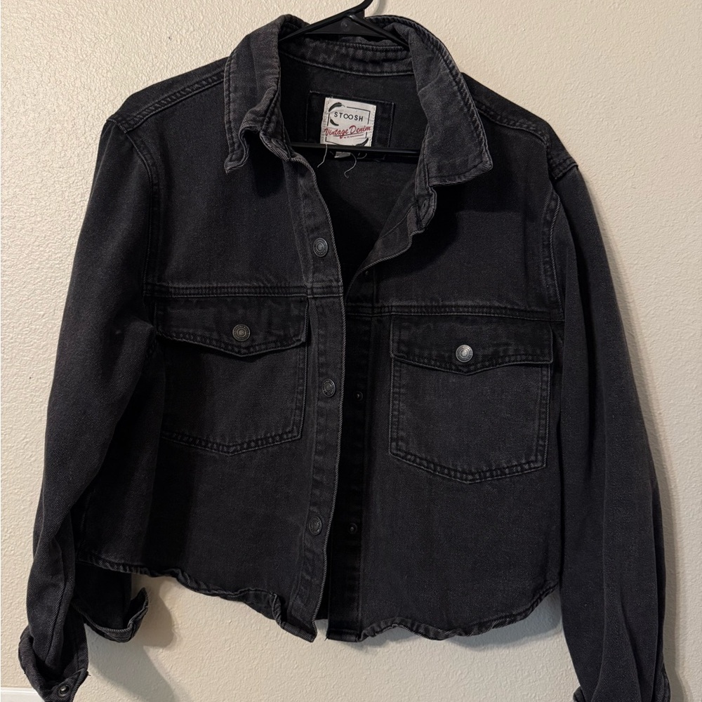 Stylish Black Denim Jacket